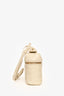 Bottega Veneta Off-White Intrecciato Leather Bang Bang Vanity Case With Detachable Strap