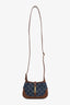 Gucci Blue GG Denim Jackie 1961 Mini Shoulder Bag with Strap