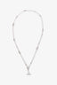 Hermès Sterling Silver 'Farandole' Long Necklace 120