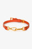 Prada Orange Saffiano Leather Mini Sound Top Handle Bag