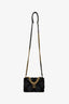 Pre-loved Chanel™ 2020 Black Leather Crochet Chanel™ 19 Wallet On Chain