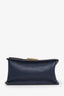 Fendi Navy Leather Small Kan U Shoulder Bag