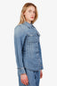 Chloe Light Blue Denim Corset Style Button Down Size 34