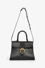 Delvaux Black Leather 'Brillant' MM Top Handle