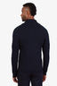 Z Zegna Navy/Green Textured Wool Cardigan Size M Mens
