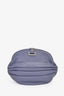 Pre-loved Chanel™ 2011/12 Purple Lambskin Leather Crystallized Hardware 'COCO Mark' Clutch on Chain