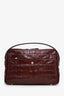 Acne Studios Burgundy Large Camero Camera Shoulder Bag