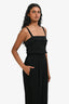 Vince Black Pleated Sleeveless Romper Size 4
