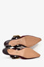 Christian Dior Burgundy Technical Fabric D-Dior Heels Size 38