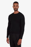 Ralph Lauren Purple Label Black Cashmere Crewneck Sweater Size S Mens
