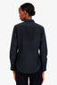 Polo Ralph Laurent Black Cotton Logo Button Up Shirt Size 4