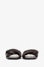 Lorena Antoniazzi Brown Leather Twisted Slides Size 37