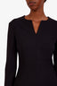 The Row Virgin Wool-Blend V-Neck Mini Dress Size 2