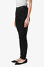 Pre-loved Chanel™ Black Suede High-Rise Leggings Size 34