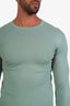 Ralph Lauren Purple Label Green Cashmere Crewneck Sweater Size S Mens
