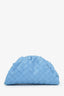 Bottega Veneta Blue Intrecciato Leather Mini Pouch Bag