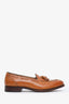 Alexander Kraft Brown Leather Tassel Loafers Size 9 Men's