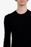 Ralph Lauren Purple Label Black Cashmere Crewneck Sweater Size S Mens
