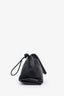 Bottega Veneta Black Leather Trine Envelope Clutch