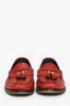 Celine Red Leather Loafers Size 36.5