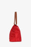 Grand sac cabas « Le Pliage Tour Eiffel » en édition limitée rouge de Longchamp