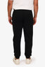 Burberry Black Barns Icon Stripe Sweatpants Size M Mens
