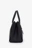 Burberry Black Grain Leather Medium Buckle Tote with Strap