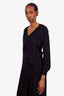 L'Agence Black Silk Long Sleeve Top Size XS