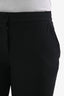 Alexander McQueen Black Tailored Crop Trousers Size 38