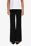Nili Lotan Black Wide Leg Trousers Size 4