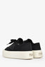 Prada Black Canvas Triangle Platform Sneakers Size 37.5