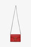 Gucci Red Leather Dionysus Wallet On Chain