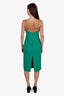 Alex Perry Green Cowl Neck Strappy Midi Dress Estimated Size S