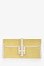 Hermès 2017 Mimosa Suede and Cream Swift Jige Elan 29 Clutch