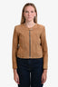 Sandro Brown Suede Jacket Size 3