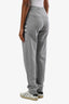 Burberry Grey Tartan Patterned Sweat Pants Size S