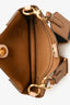 Stella McCartney Light Beige Pleather Logo Square Crossbody Bag