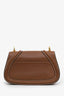Gucci Brown Leather GG Blondie Crossbody Bag