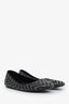 Burberry Black Woven Leather Ballet Flats Size 39