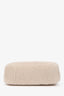 Loro Piana Off-White/Brown Cashfur Leather Extra-Pocket L19 Mini Pouch