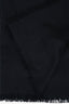 Fendi Black Silk Wool Karl Lagerfeld Detailed Scarf