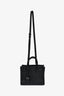 Saint Laurent Black Grained Leather Nano 'Sac de Jour' with Strap