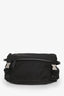 Prada Black Re-Nylon Saffiano Leather Buckle Closure Shoulder Bag