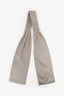 Brunello Cucinelli Grey Silk Scarf
