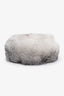 Vintage White/Black Fox Fur Hat