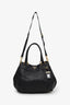 Prada Black Vitello Daino Leather Small Tote Bag with Strap