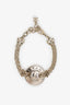 Pre-loved Chanel™ A18 Light Gold Tone CC Logo Link Bracelet