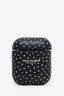 Saint Laurent Black Polkadot Airpod Case