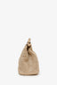 Fendi Beige Raffia and Snakeskin Large Peekaboo Satchel Bag