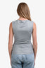 Acne Studios Blue Eyelash Tank Top Size M